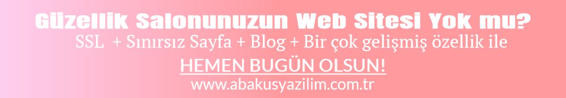 Güzellik Salonu Web Sitesi