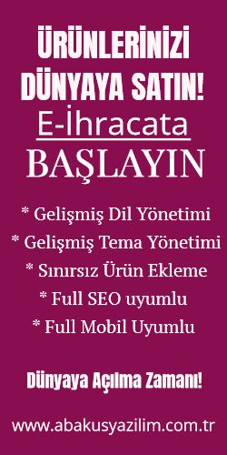 E-Ticaret Web Sitesi / E-İhracat Web Sitesi