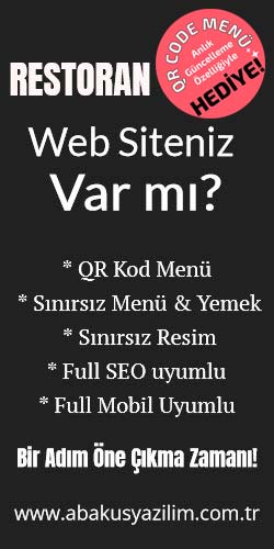 QR Kod Menü - Restoran Web Sitesi