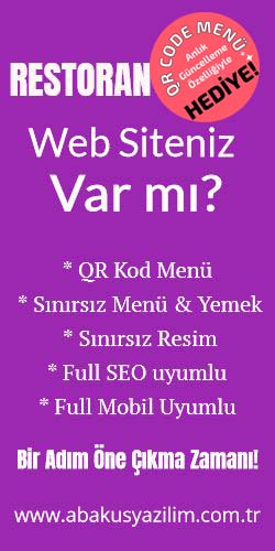 QR Kod Menü - Restoran Web Sitesi